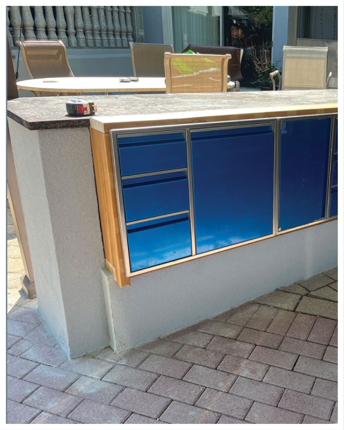 Outdoor kitchen in White Plains.