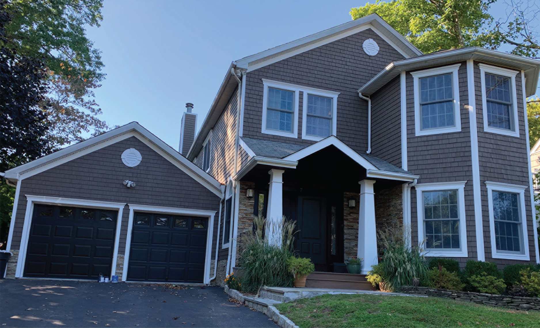 A house was painted in White Plains.